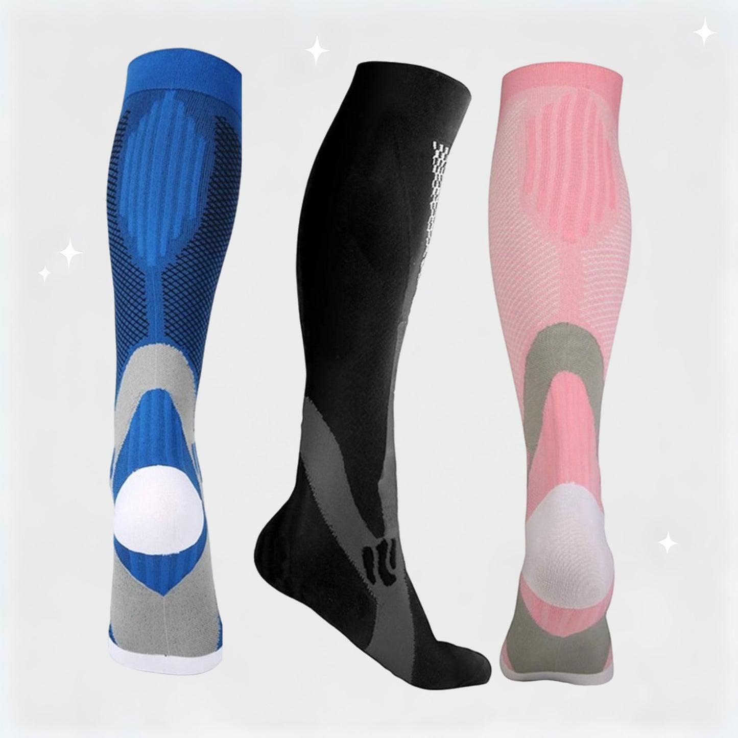 Unisex Compression Socks - All Day Wear Socks & Relief for Lower Legs Discomfort
