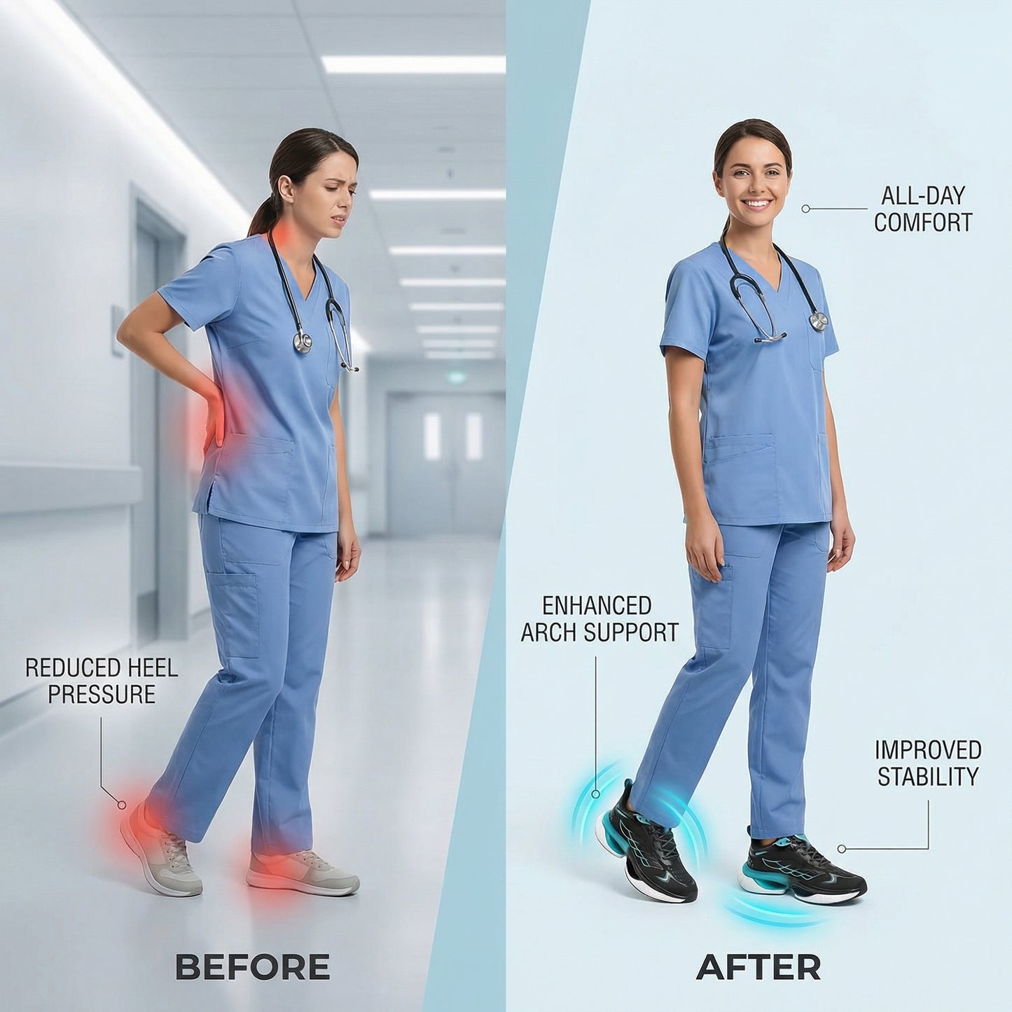 CloudStep - Hands Free and Supportive Walking Shoes