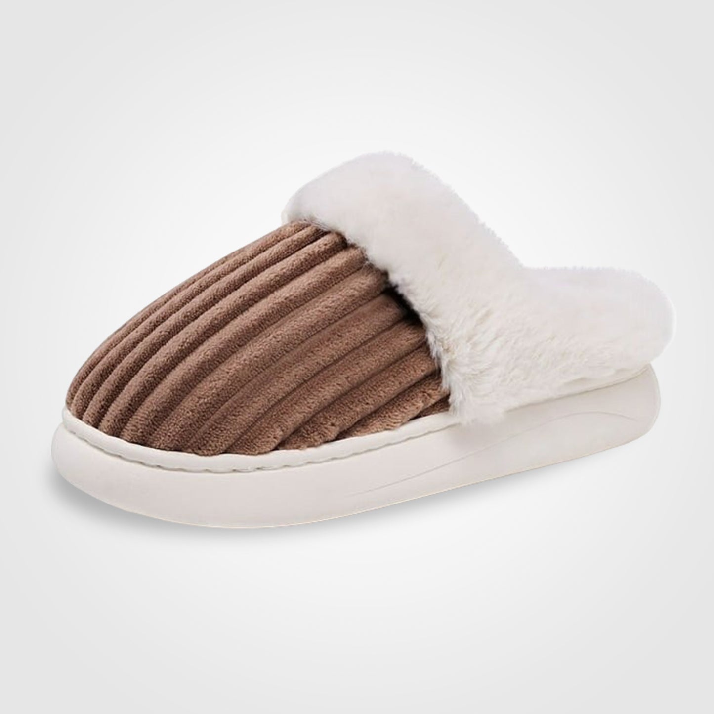 Slip-On Cozy Winter Slides – Warm, Soft & Easy Wear