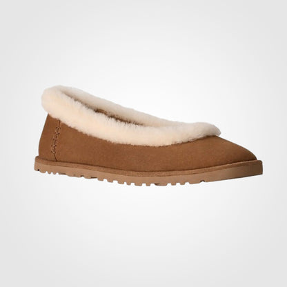 Women’s Suede Ballet Flats – Square Toe & Soft Comfort