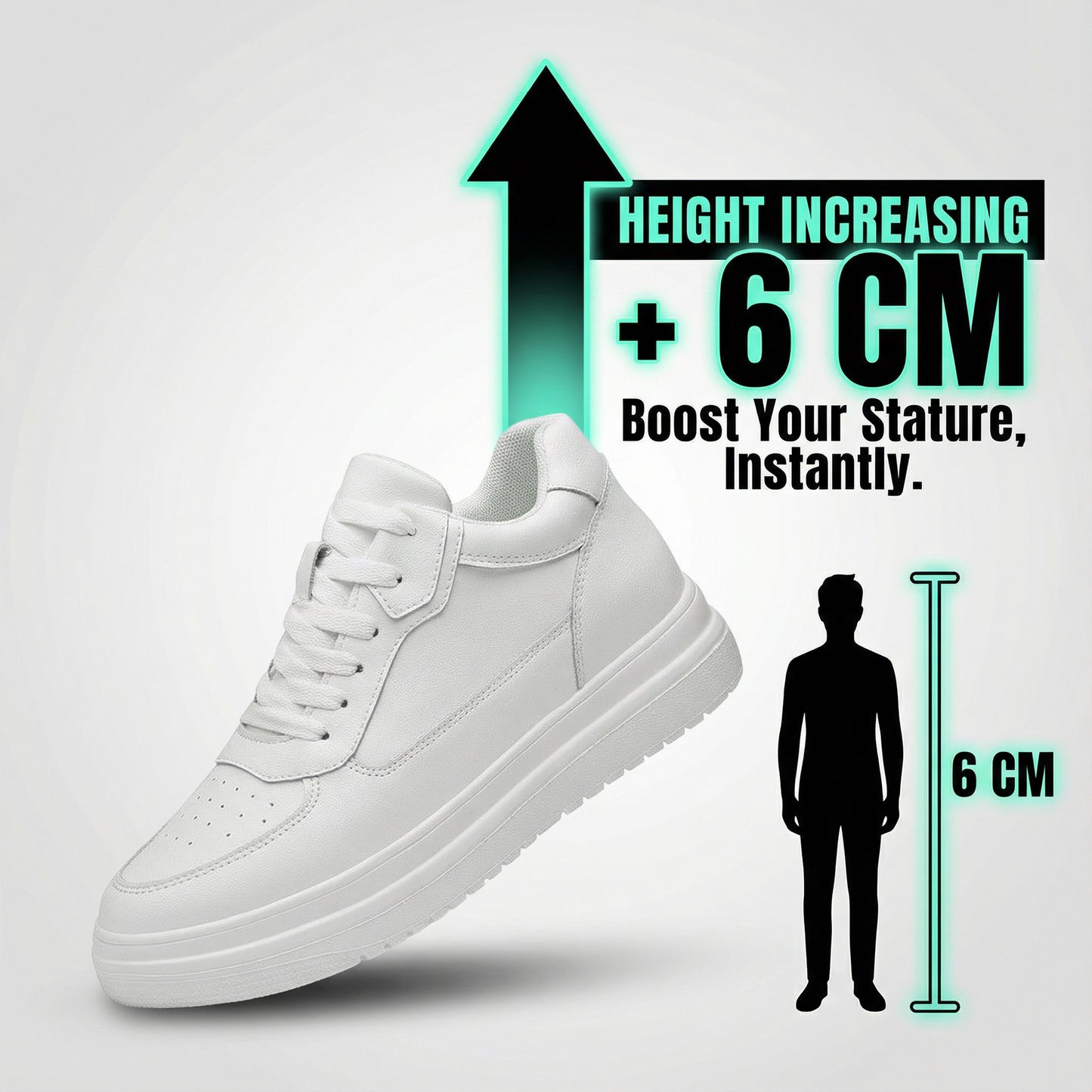 Elevator Shoes – Subtle 6cm Height Increase