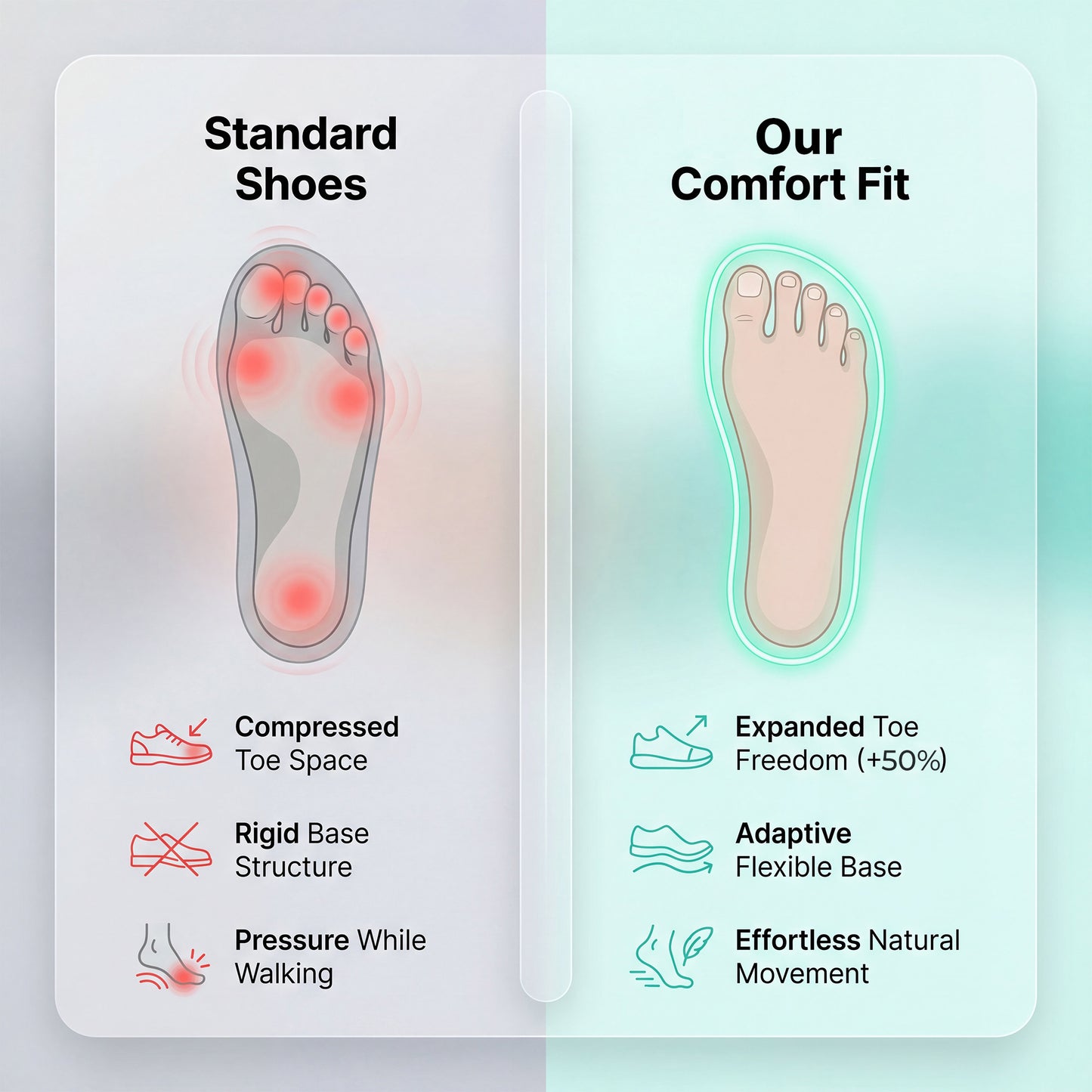 Unisex Wide Toe Minimalist Sneakers - Buy 1 Pair Get 1 Pair FREE