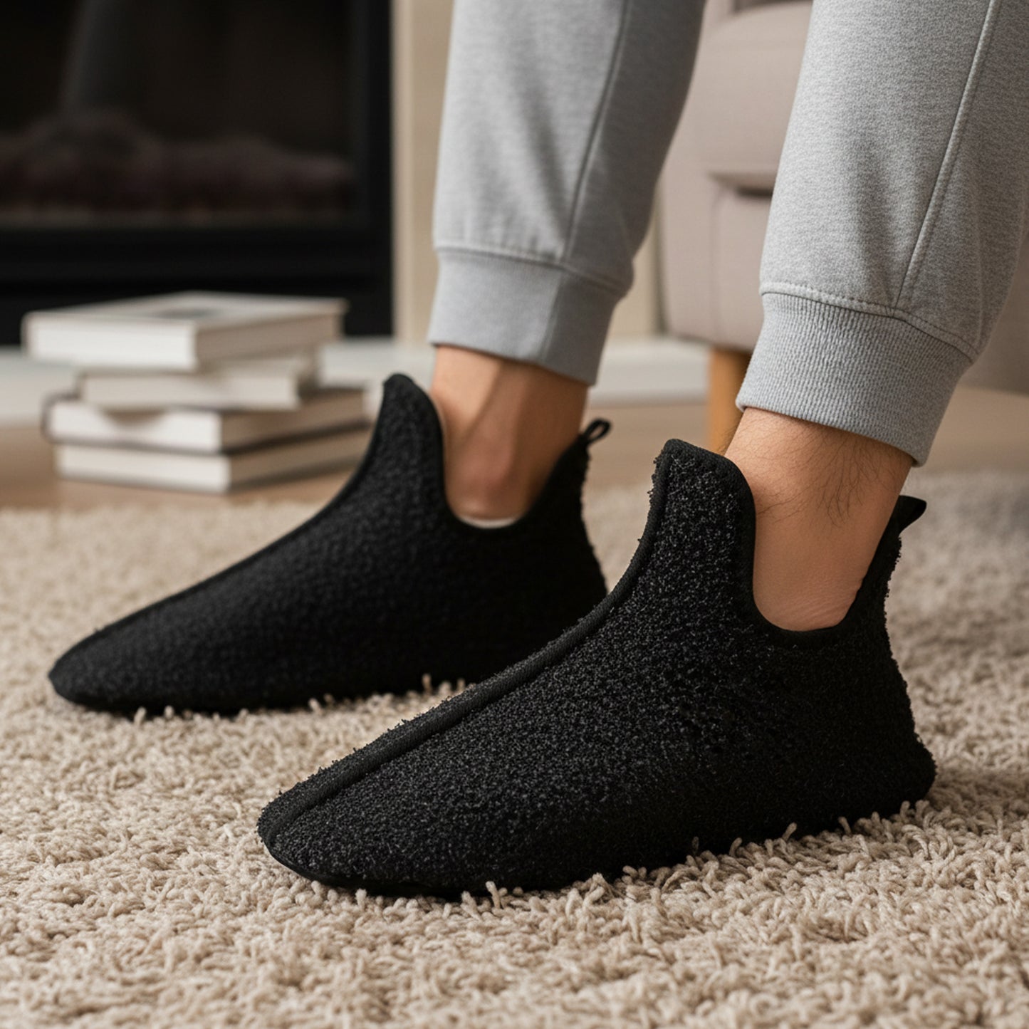 Fuzzy Slippers for Ultimate Comfort – Warm & Soft