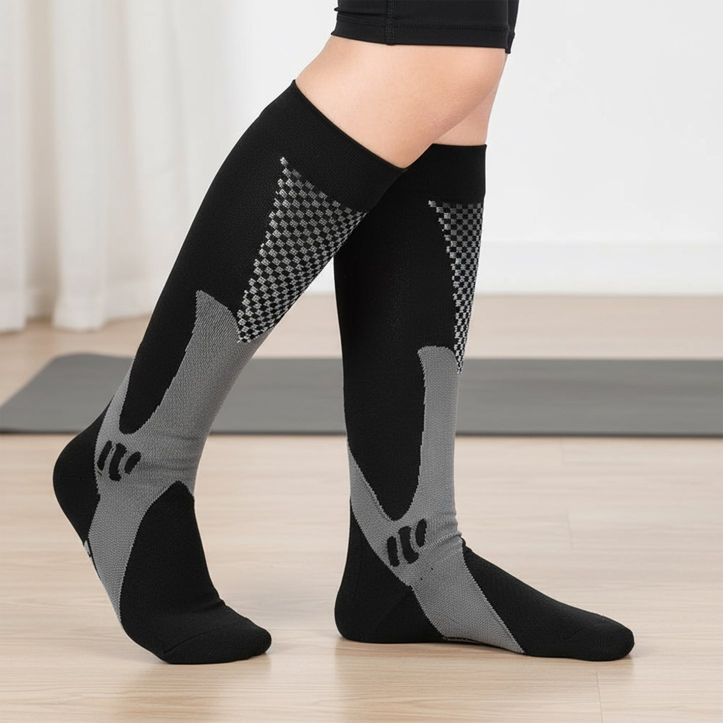 Unisex Compression Socks - All Day Wear Socks & Relief for Lower Legs Discomfort