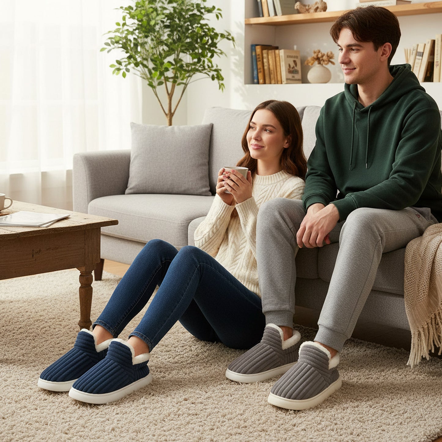 Easy-On Winter Shoes – Cozy, Soft & Comfortable Fit