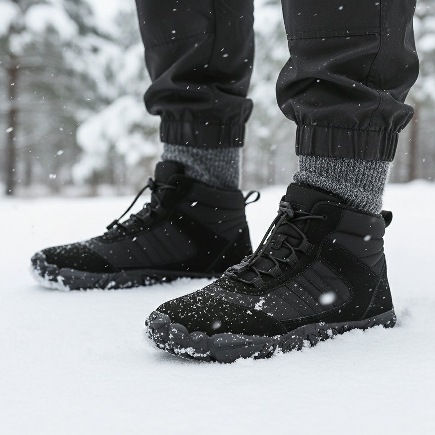 Barefoot Winter Shoes – Waterproof Design & Non-Slip Comfort