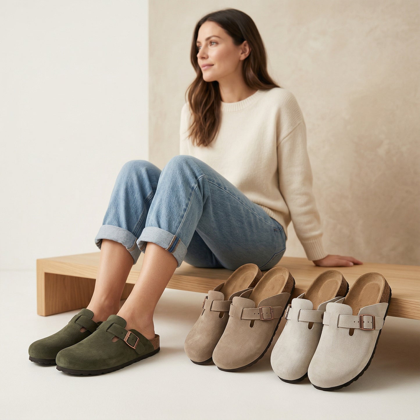 Women’s Classic Cork Clogs – Soft Fit & All-Day Comfort