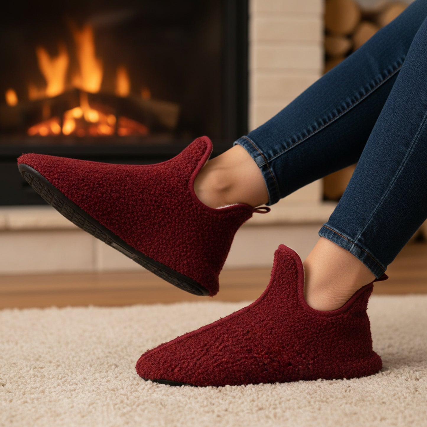 Fuzzy Slippers for Ultimate Comfort – Warm & Soft