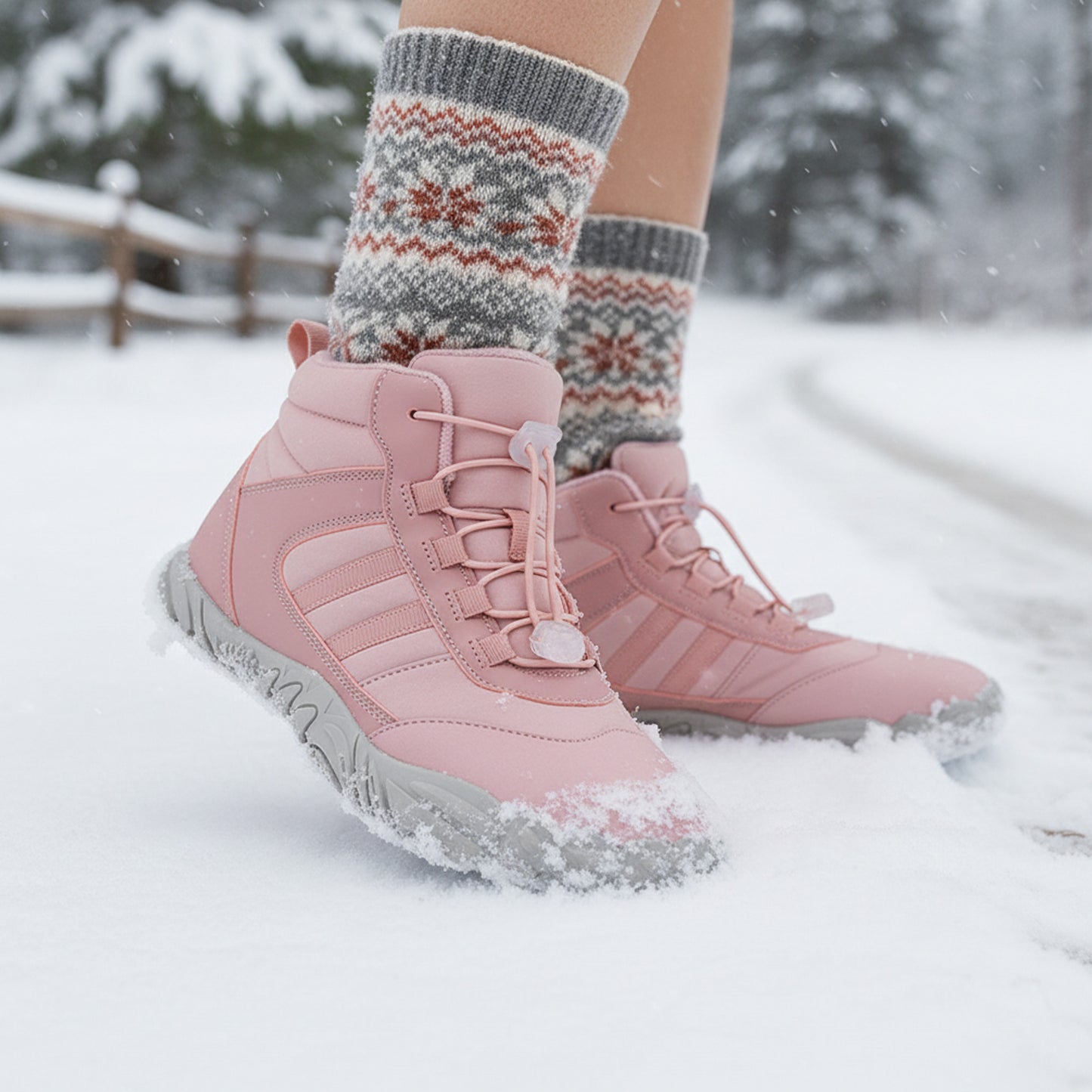 Barefoot Winter Shoes – Waterproof Design & Non-Slip Comfort