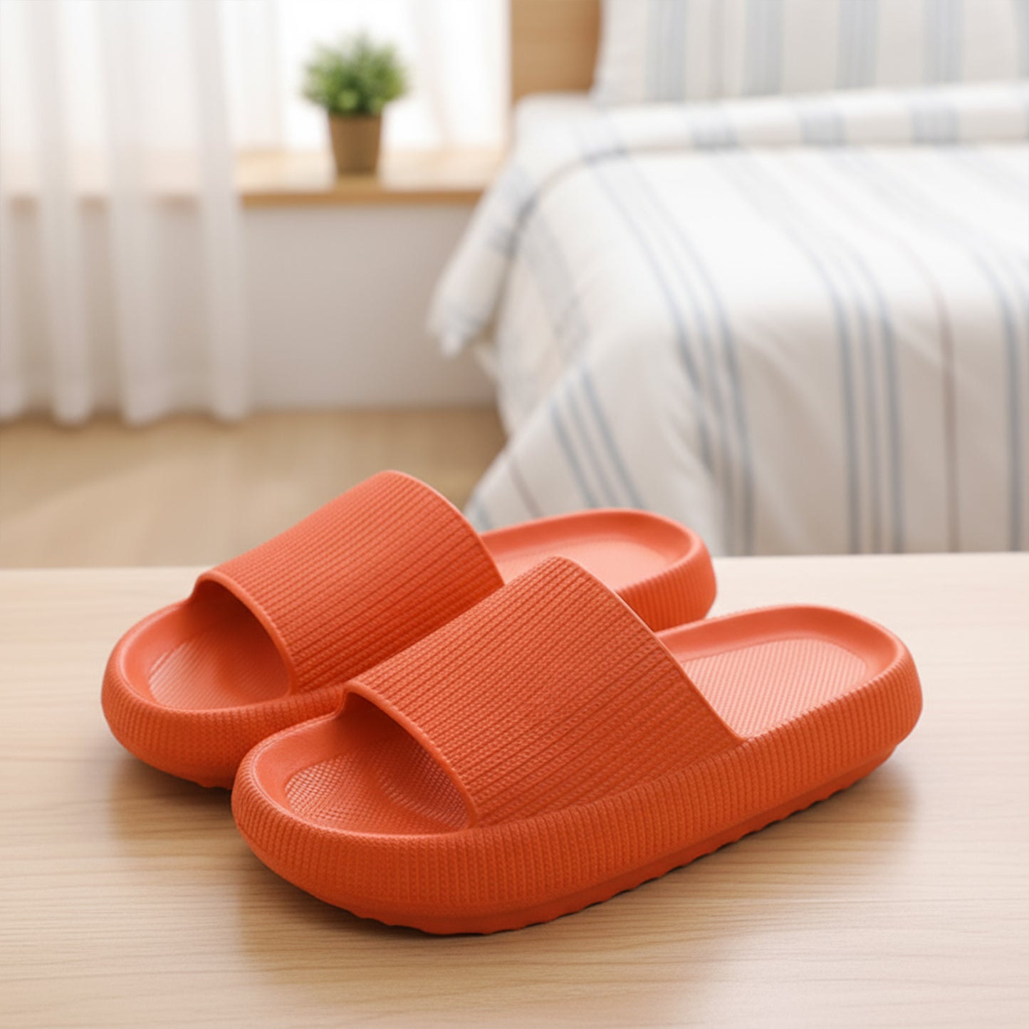 Comfy Cushy Home Slippers – Soft Support for Indoor & Outdoor Wear