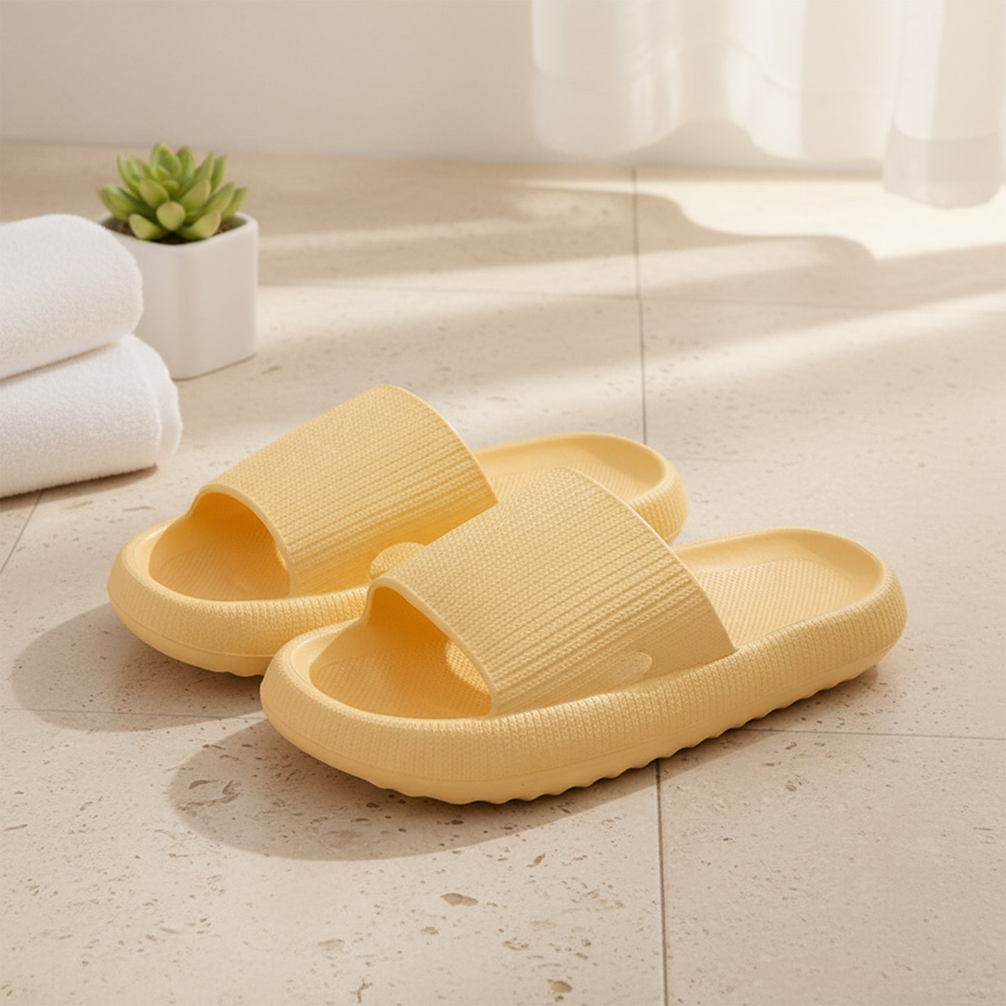 Comfy Cushy Home Slippers – Soft Support for Indoor & Outdoor Wear